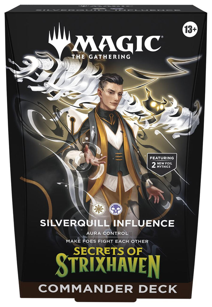 MTG Silverquill Influence English 英語版 Secrets of Strixhaven Commander Deck - Silverquill Influence
