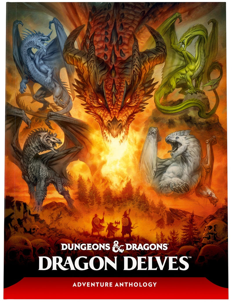 DND RPG DRAGON DELVES AN ADVENTURE  ANTHOLOGY HC