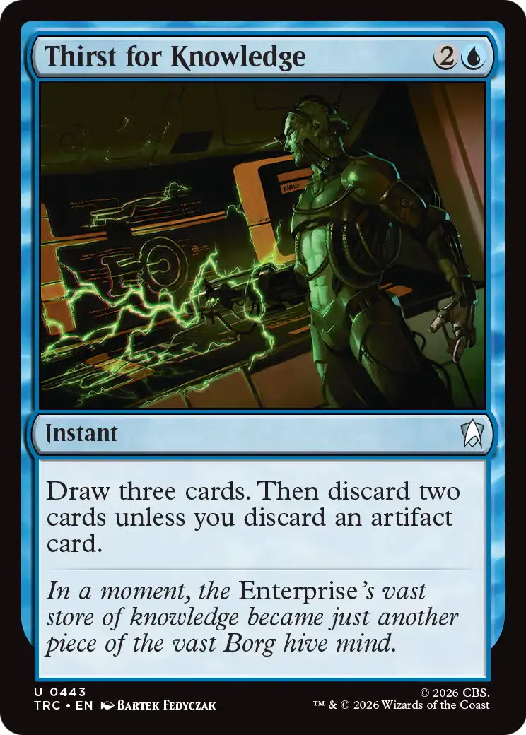 Thirst for Knowledge (Surge Foil) [Star Trek Commander]