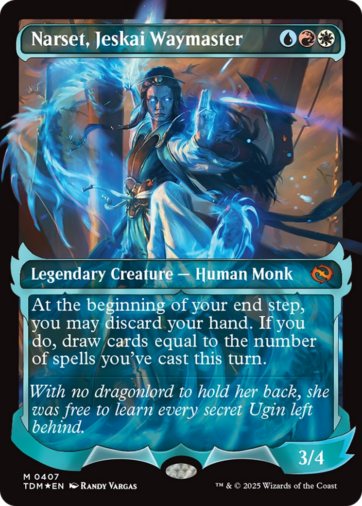 Narset, Jeskai Waymaster (Showcase) [Tarkir: Dragonstorm]
