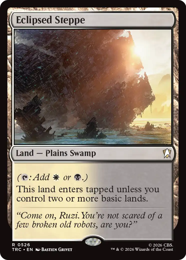 Eclipsed Steppe (Surge Foil) [Star Trek Commander]