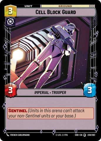 Cell Block Guard (238/262) (238/262) [Shadows of the Galaxy]