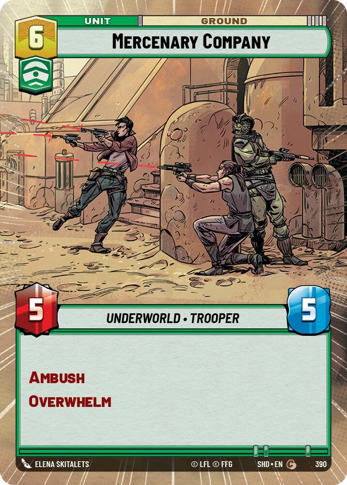Mercenary Company (390) (Hyperspace) (390) [Shadows of the Galaxy]