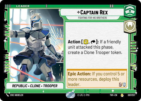 Captain Rex - Fighting For His Brothers (007/257) (007/257) [Twilight of the Republic]