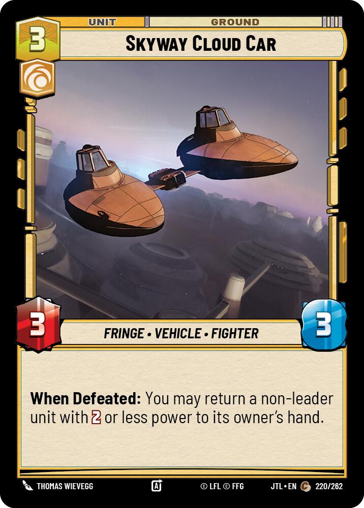 Skyway Cloud Car (220/262) (220/262) [Jump to Lightspeed]