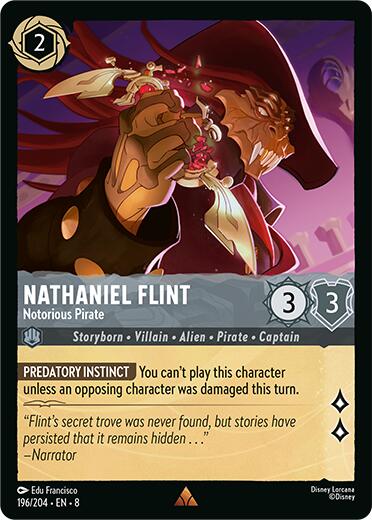 Nathaniel Flint - Notorious Pirate (196/204) [Reign of Jafar]