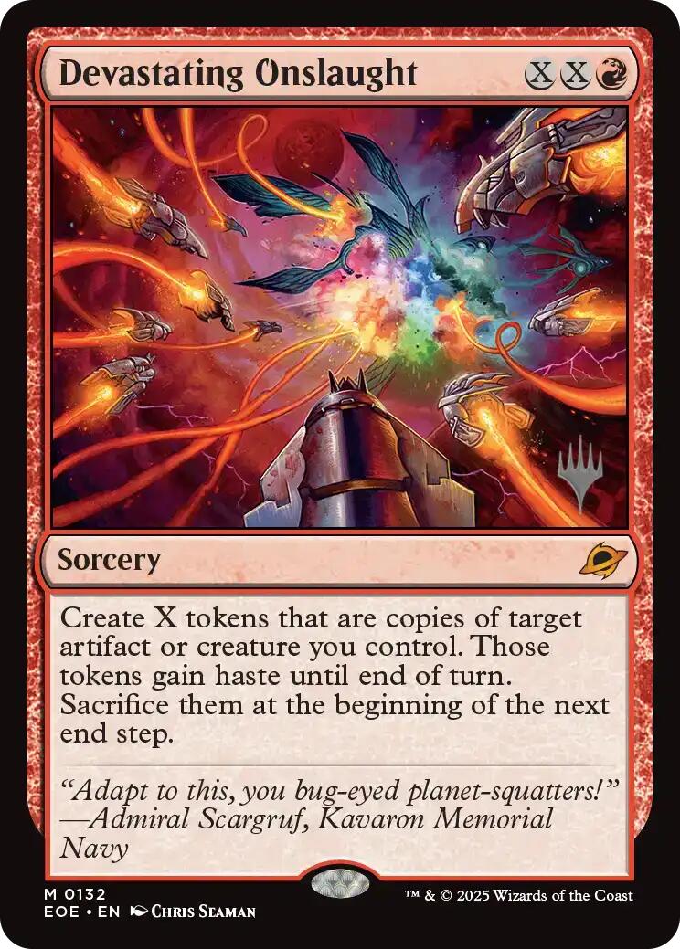 Devastating Onslaught (Promo Pack) [Edge of Eternities Promo Pack]