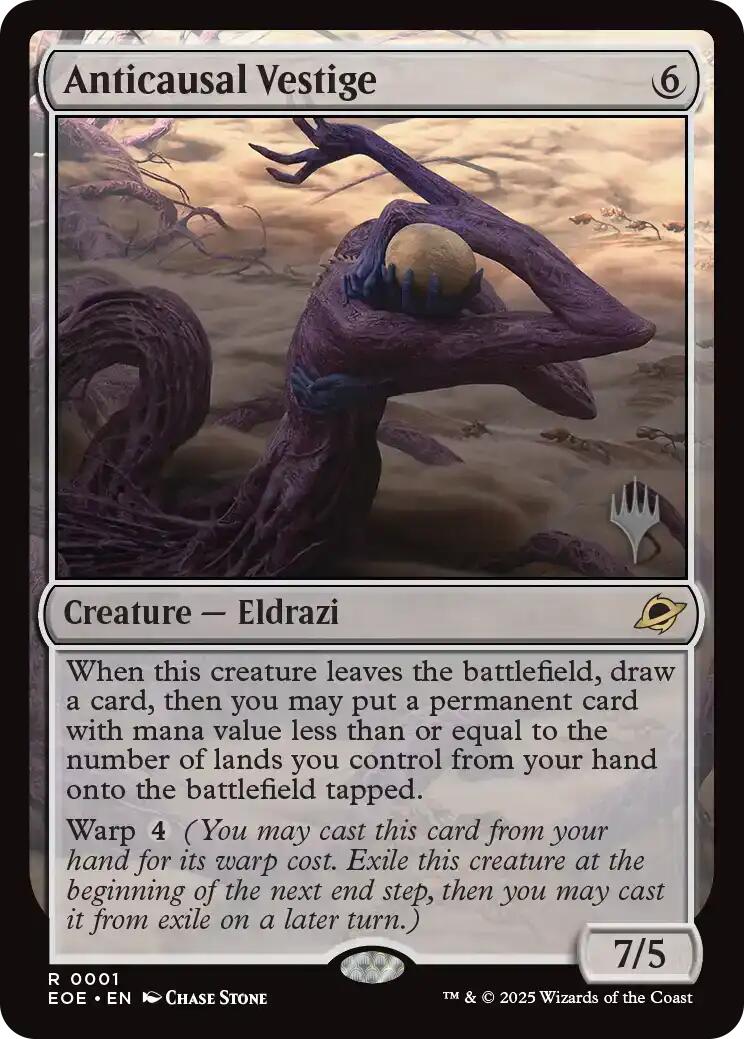 Anticausal Vestige (Promo Pack) [Edge of Eternities Promo Pack]