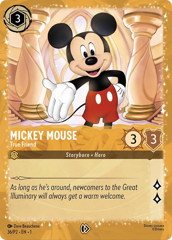 Mickey Mouse - True Friend (Puzzle Promo) (36) [Promo Cards]