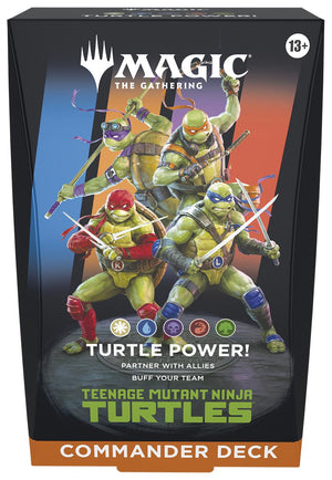 (PREORDER)  Teenage Mutant Ninja Turtles - Commander Deck (Turtle Power!) (Feb 27th Release)