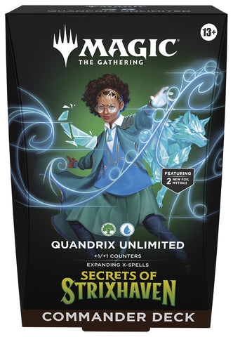 **PREORDER** Secrets of Strixhaven Commander Deck - Quandrix Unlimited [April 24th Release]