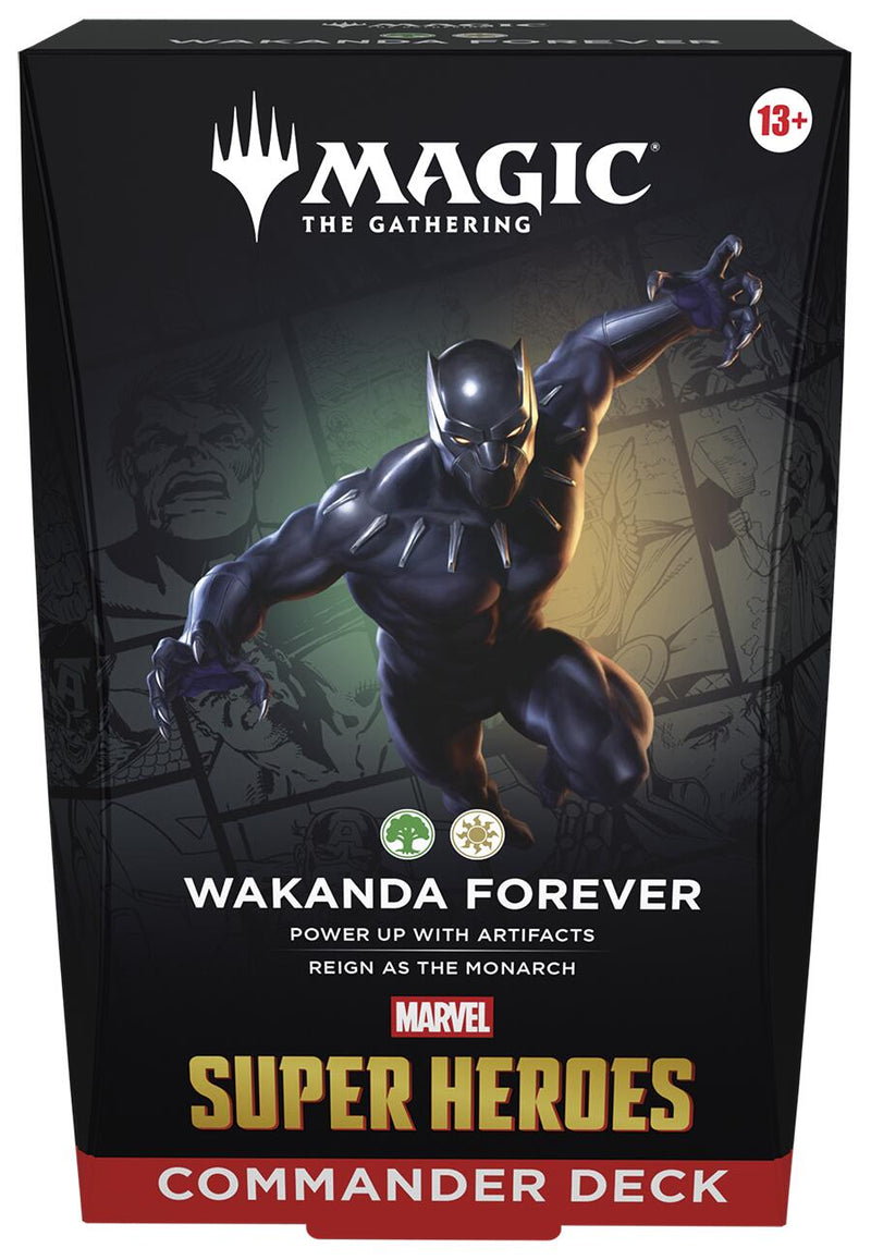 **PREORDER**  Marvel Super Heroes Commander Deck - Wakanda Forever [June 19th Release]
