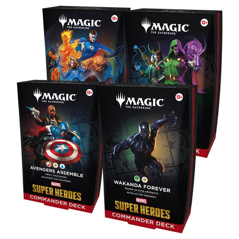 **PREORDER**  Marvel Super Heroes Commander Deck Case [June 19th Release]