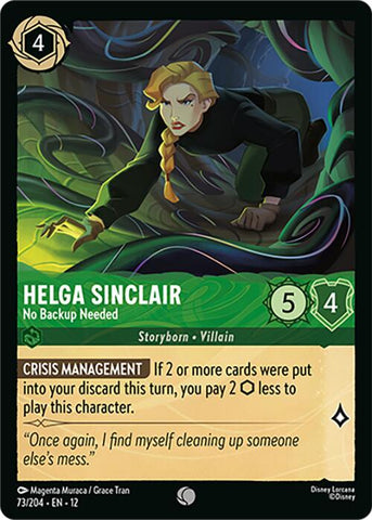 Helga Sinclair - No Backup Needed (73/204) [Wilds Unknown]