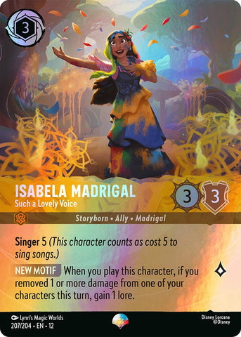 Isabela Madrigal - Such a Lovely Voice (Epic) (207/204) [Wilds Unknown]