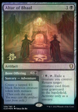 Altar of Bhaal // Bone Offering [Commander Legends: Battle for Baldur' Altar of Bhaal // Bone Offering [Commander Legends: Battle for Baldur'