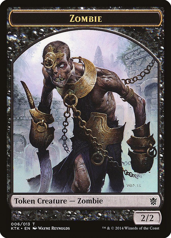 Zombie Token [Khans of Tarkir Tokens]