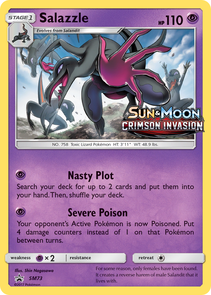 Salazzle (SM73) [Sun & Moon: Black Star Promos]