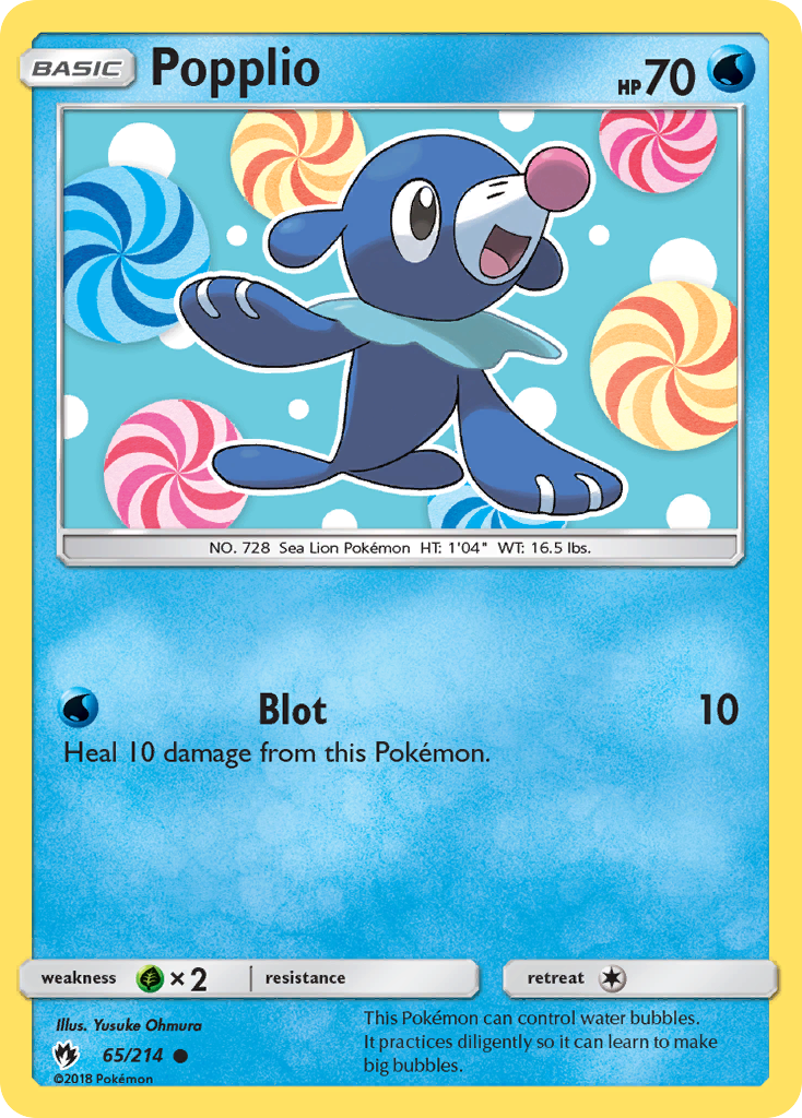 Popplio (65/214) [Sun & Moon: Lost Thunder]